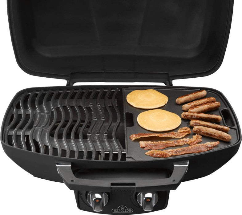 Napoleon Cast Iron Reversible Griddle | TravelQ 285 Accessory | BBQ Griddle Plate UK | Portable Grill Griddle | Ember BBQ Co