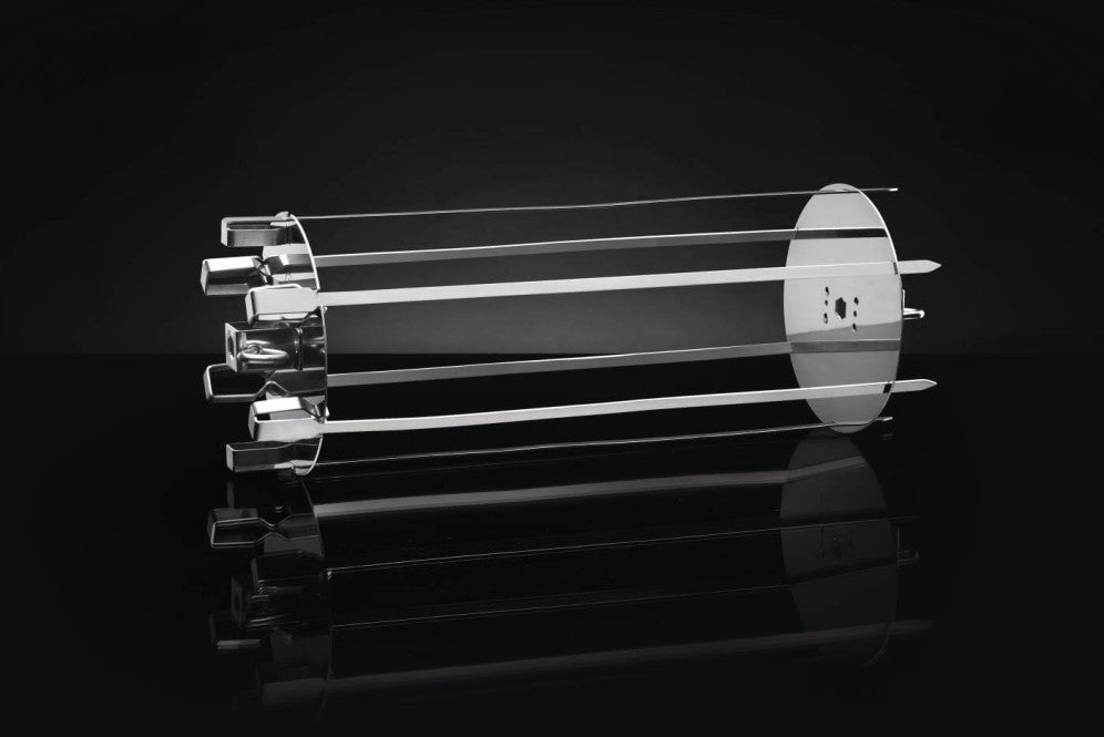 Napoleon Rotisserie Shish-Kebab Wheel | Rotisserie Skewer Set | Shish-Kebab Rotisserie Accessory | Stainless Steel Kebab Skewers | Ember BBQ Co UK