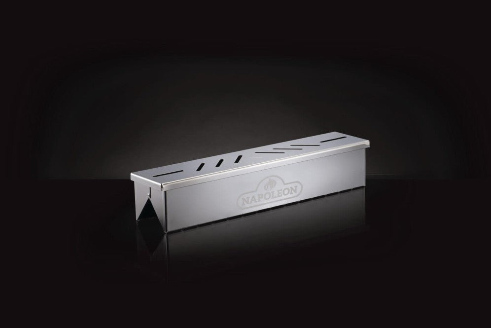 Stainless Steel Smoker Box | Gas Grill Smoker | Napoleon BBQ Accessory | Wood Chip Box | Smoking Attachment | Ember BBQ Co UK