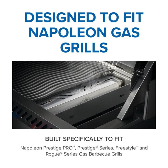 Stainless Steel Smoker Box | Gas Grill Smoker | Napoleon BBQ Accessory | Wood Chip Box | Smoking Attachment | Ember BBQ Co UK