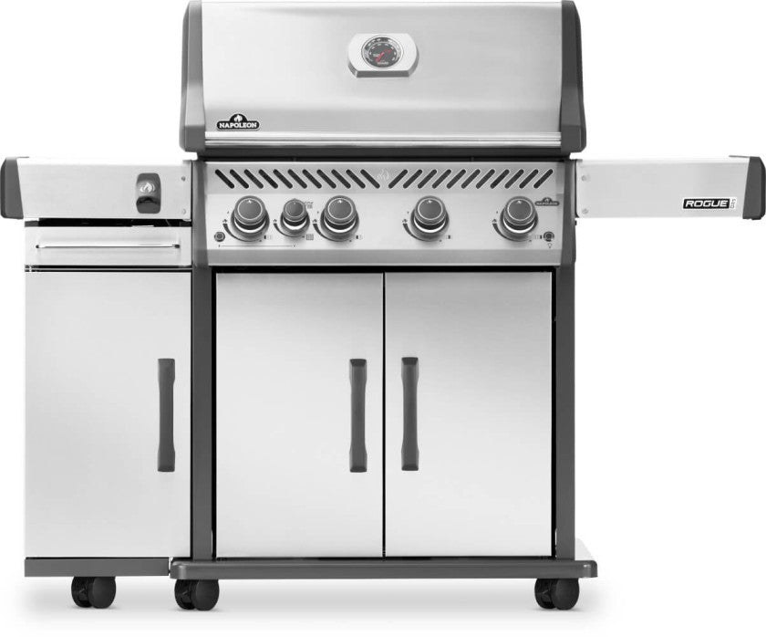 Napoleon Rogue PRO Under Grill Storage Cart | Stainless Steel | Drawer with Towel Rack | Tool Hooks | Optimized Storage | BBQ Accessory