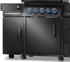 Napoleon Rogue PRO-S Under Grill Storage Cart | Matte Black | Drawer with Towel Rack | Tool Hooks | Optimized Storage | BBQ Accessory
