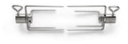 Napoleon Collapsible Rotisserie Forks | 4-Prong Rotisserie Fork Set | Stainless Steel Rotisserie Forks | Universal Fit Spit Rod Forks | Ember BBQ Co UK