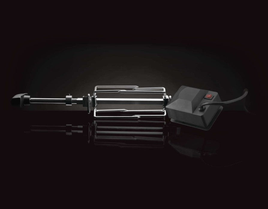 Heavy Duty Rotisserie Kit | Stainless Steel Rotisserie | BBQ Accessory | Heavy Duty Motor | Fits Prestige 500 | Ember BBQ Co UK