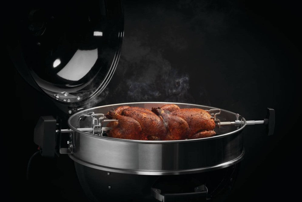 Heavy Duty Rotisserie Kit PRO22-3 | Rotisserie Kit PRO18-3 | Charcoal Kettle Rotisserie | Stainless Steel Rotisserie Kit | Ember BBQ Co UK