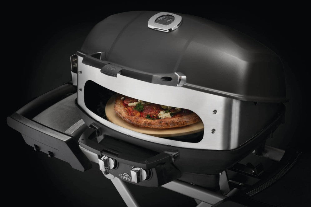 Napoleon TravelQ Rotisserie Kit | TravelQ Pizza Oven Kit | Heavy Duty Rotisserie for TravelQ | Stainless Steel TravelQ Accessory | Ember BBQ Co UK