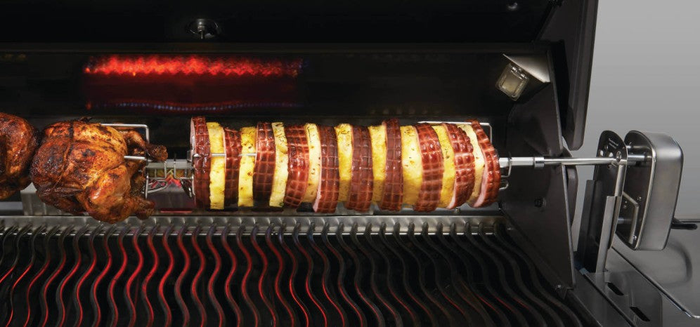 Commercial Rotisserie Kit Extra Large Grills | Napoleon Rotisserie Kit | Stainless Steel Spit Rod | LEX 605 Rotisserie | LEX 730 Rotisserie | Ember BBQ Co UK