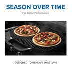 Napoleon 10-Inch Personal Pizza Stone Set | Porous Pizza & Baking Stone | TravelQ™ Compatible | Crispy Pizza Baking UK | Ember BBQ Co