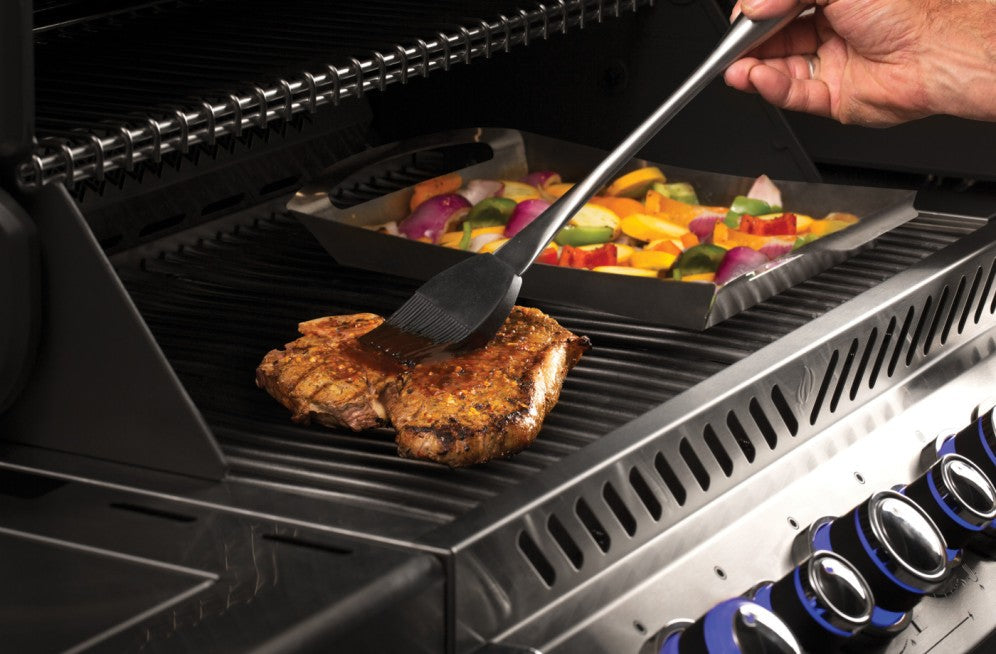 Stainless Steel 3 Piece Toolset | BBQ Tools Set | Grill Spatula Tongs Brush | Premium Stainless Steel BBQ Accessories | Ember BBQ Co UK