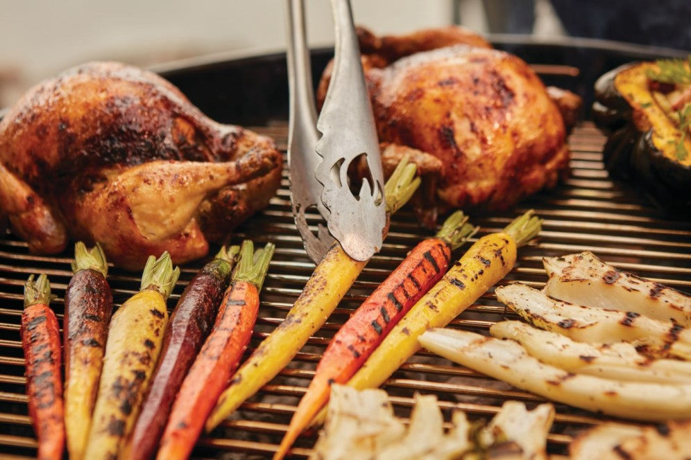 Stainless Steel 3 Piece Toolset | BBQ Tools Set | Grill Spatula Tongs Brush | Premium Stainless Steel BBQ Accessories | Ember BBQ Co UK