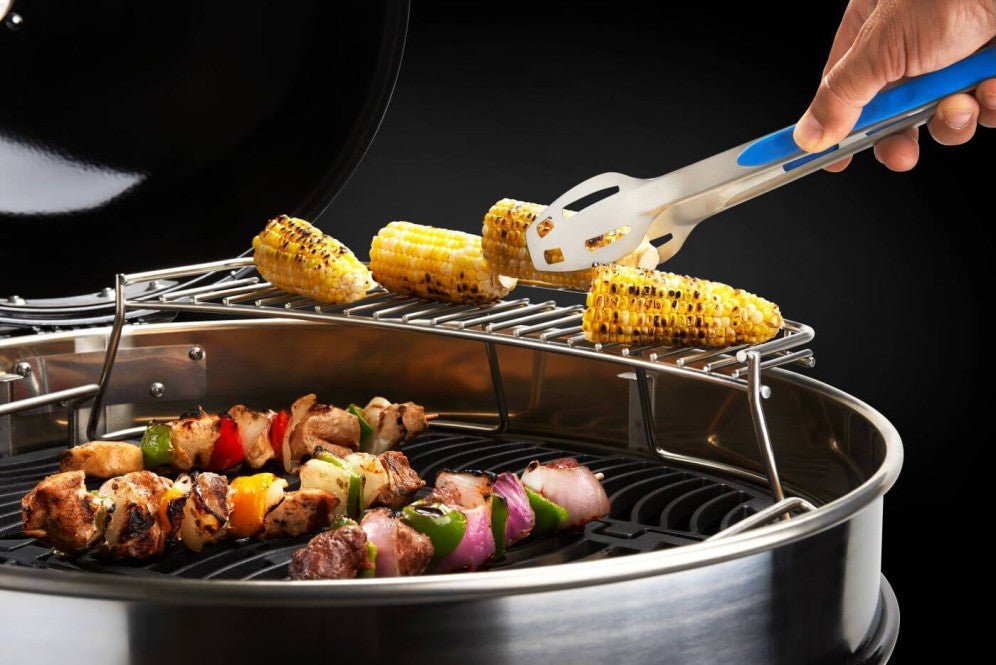 Warming Rack for Kettle Grill | Stainless Steel Grill Rack | Extra Cooking Space | Kettle Grill Accessory | Napoleon BBQ Rack | Ember BBQ Co UK
