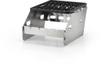 Napoleon Small Side Burner Windshield | Skewer Rack | Stainless Steel Grill Accessory | 4 Skewers Included | Wind Protection UK | Ember BBQ Co