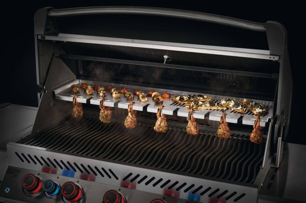 Napoleon Multifunctional Warming Rack | Prestige® PRO 665 Compatible | Stainless Steel Grilling Rack | Warming Station for Appetizers UK | Ember BBQ Co