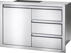 Napoleon 36 x 24 Single Door and Triple Drawer Combo Outdoor Kitchen Storage