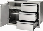 Napoleon 36 x 24 Single Door and Triple Drawer Combo Outdoor Kitchen Storage