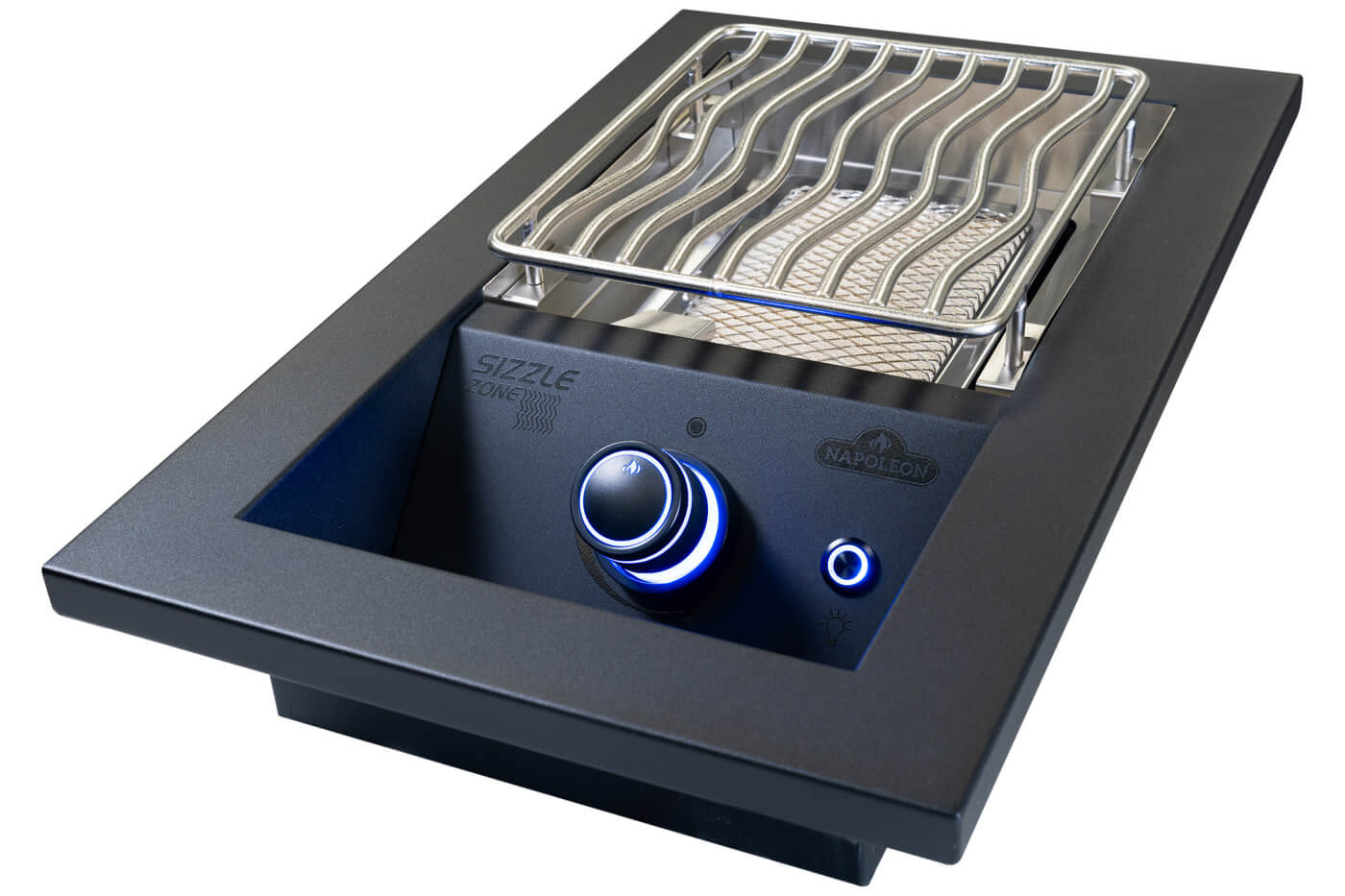 Built-In 700 Series Single Infrared Burner | Stainless Steel Drop-In Burner | Infrared Sear Burner | Outdoor Kitchen Accessory | Premium Gas Burner UK | Ember BBQ Co