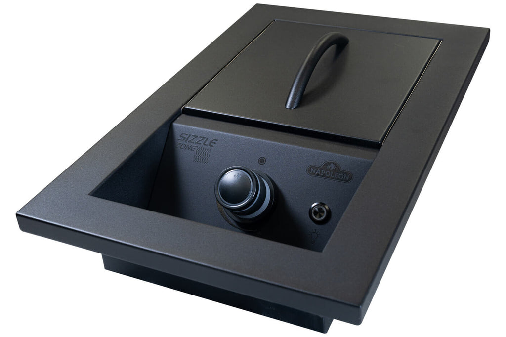 Built-In 700 Series Single Infrared Burner | Stainless Steel Drop-In Burner | Infrared Sear Burner | Outdoor Kitchen Accessory | Premium Gas Burner UK | Ember BBQ Co
