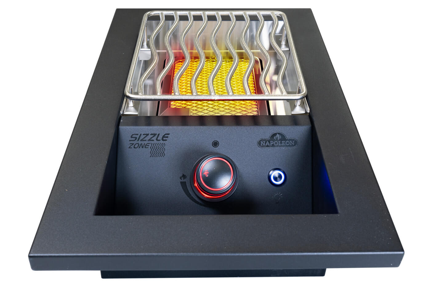 Built-In 700 Series Single Infrared Burner | Stainless Steel Drop-In Burner | Infrared Sear Burner | Outdoor Kitchen Accessory | Premium Gas Burner UK | Ember BBQ Co