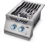 Built-In 700 Series Inline Dual Range Top Burner | Stainless Steel Side Burner | Drop-In Gas Burner | Outdoor Kitchen Accessory | Premium Gas Burner UK | Ember BBQ Co