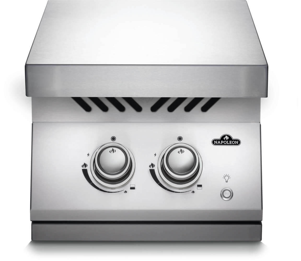 Built-In 700 Series Inline Dual Range Top Burner | Stainless Steel Side Burner | Drop-In Gas Burner | Outdoor Kitchen Accessory | Premium Gas Burner UK | Ember BBQ Co