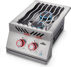 Built-In 700 Series Inline Dual Range Top Burner | Stainless Steel Side Burner | Drop-In Gas Burner | Outdoor Kitchen Accessory | Premium Gas Burner UK | Ember BBQ Co