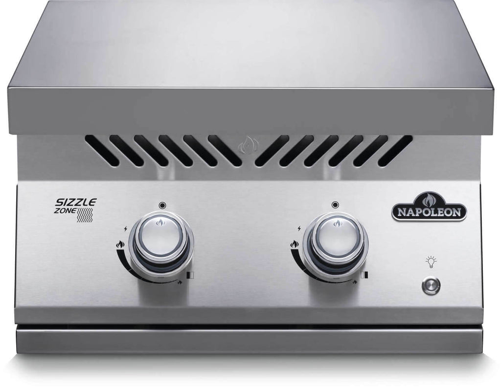 Built-In 700 Series Dual Infrared Burner | Stainless Steel Drop-In Burner | Infrared Sear Burner | Outdoor Kitchen Burner | Premium Gas Burner UK | Ember BBQ Co