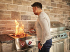 Built-In 700 Series Dual Infrared Burner | Stainless Steel Drop-In Burner | Infrared Sear Burner | Outdoor Kitchen Burner | Premium Gas Burner UK | Ember BBQ Co