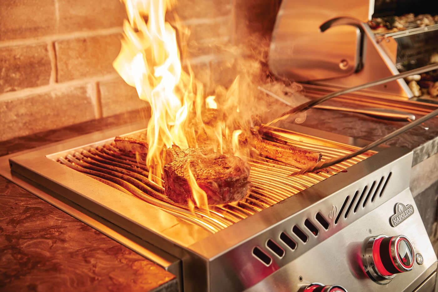 Built-In 700 Series Dual Infrared Burner | Stainless Steel Drop-In Burner | Infrared Sear Burner | Outdoor Kitchen Burner | Premium Gas Burner UK | Ember BBQ Co