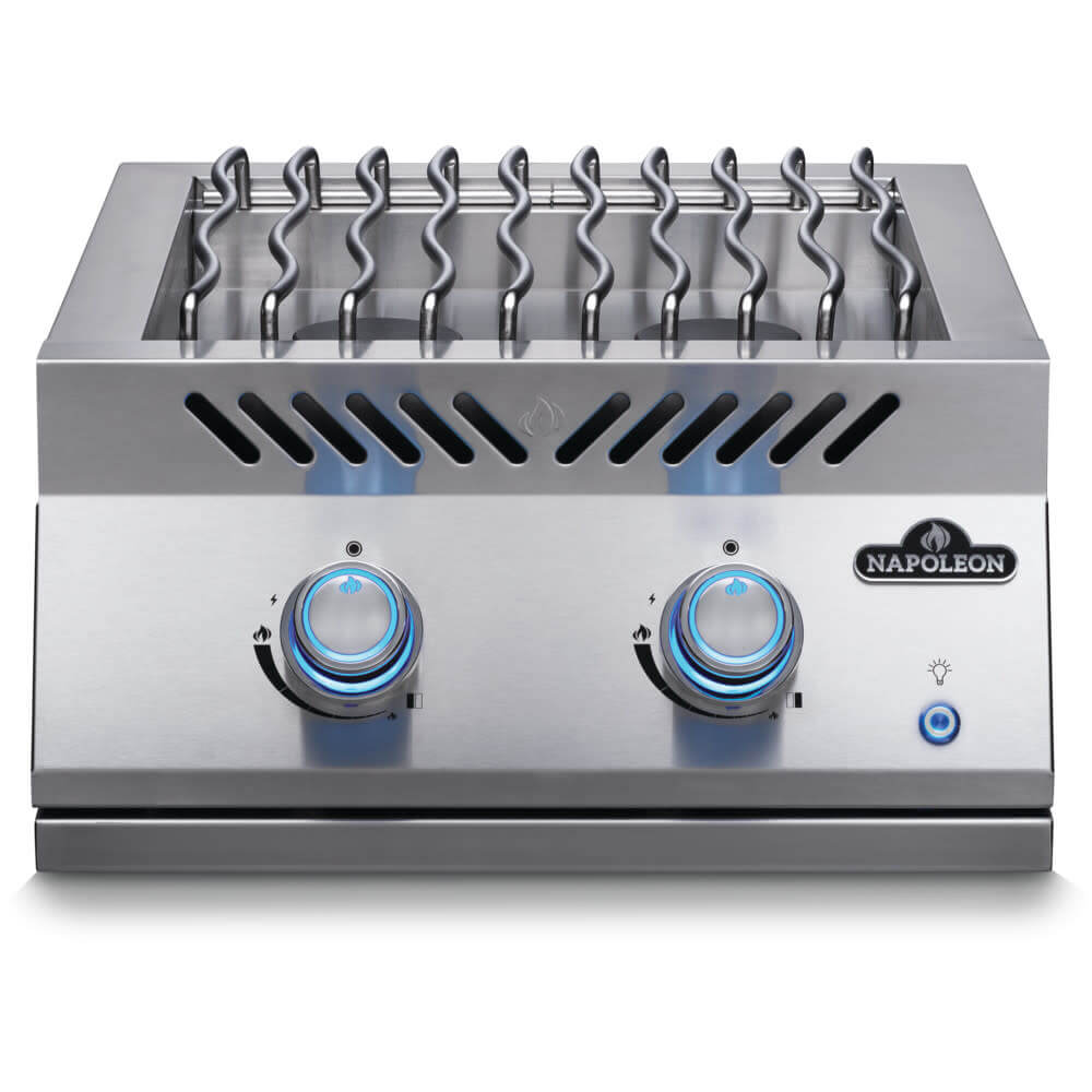Built-in 700 Series Dual Range Top Burner | Drop-In Side Burner | JETFIRE Ignition | Stainless Steel Outdoor Kitchen Burner | Ember BBQ Co UK
