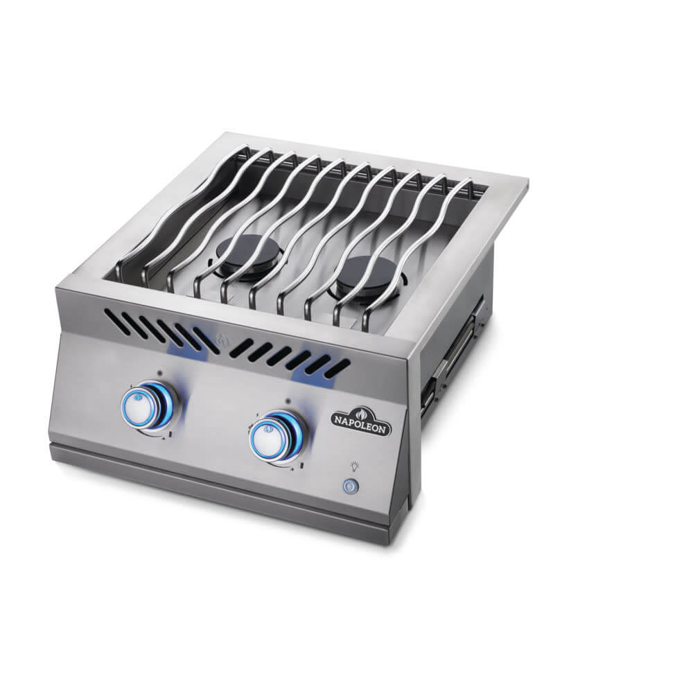 Built-in 700 Series Dual Range Top Burner | Drop-In Side Burner | JETFIRE Ignition | Stainless Steel Outdoor Kitchen Burner | Ember BBQ Co UK