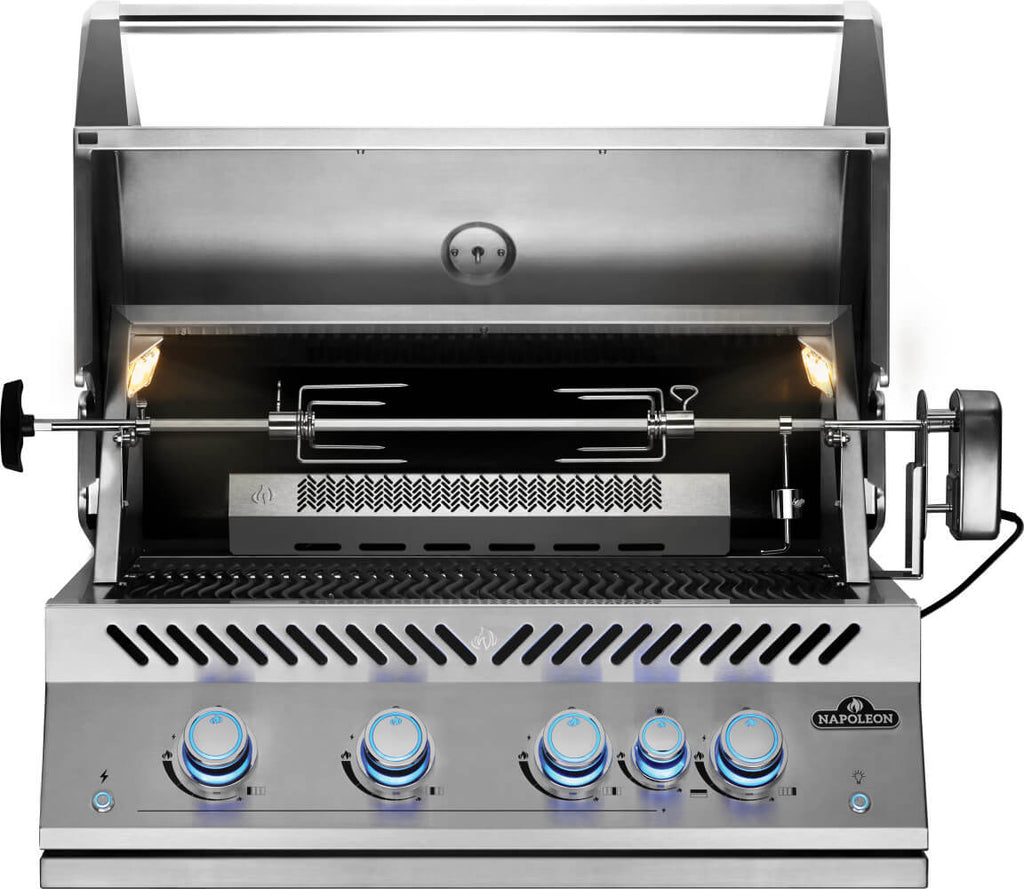 Built-In 700 Series 32 Gas Grill | Stainless Steel Built-In BBQ | Infrared Rear Burner | Outdoor Kitchen Grill | Premium Gas Grill UK | Ember BBQ Co