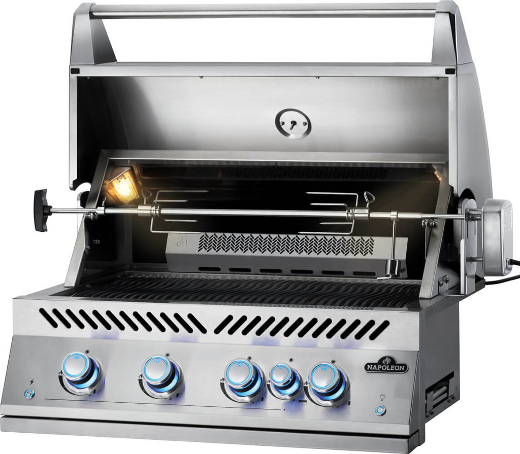 Built-In 700 Series 32 Gas Grill | Stainless Steel Built-In BBQ | Infrared Rear Burner | Outdoor Kitchen Grill | Premium Gas Grill UK | Ember BBQ Co