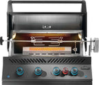 Built-In 700 Series 32 Gas Grill | 4 Burner Gas Grill | Infrared Rear Rotisserie | Stainless Steel WAVE™ Grids | Outdoor Kitchen UK | Ember BBQ Co