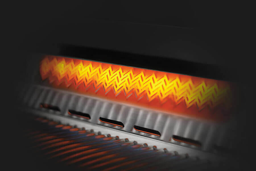 Built-In 700 Series 44 Gas Grill | 6 Burner Gas Grill | Infrared Rear Rotisserie | Stainless Steel WAVE™ Grids | Outdoor Kitchen UK | Ember BBQ Co