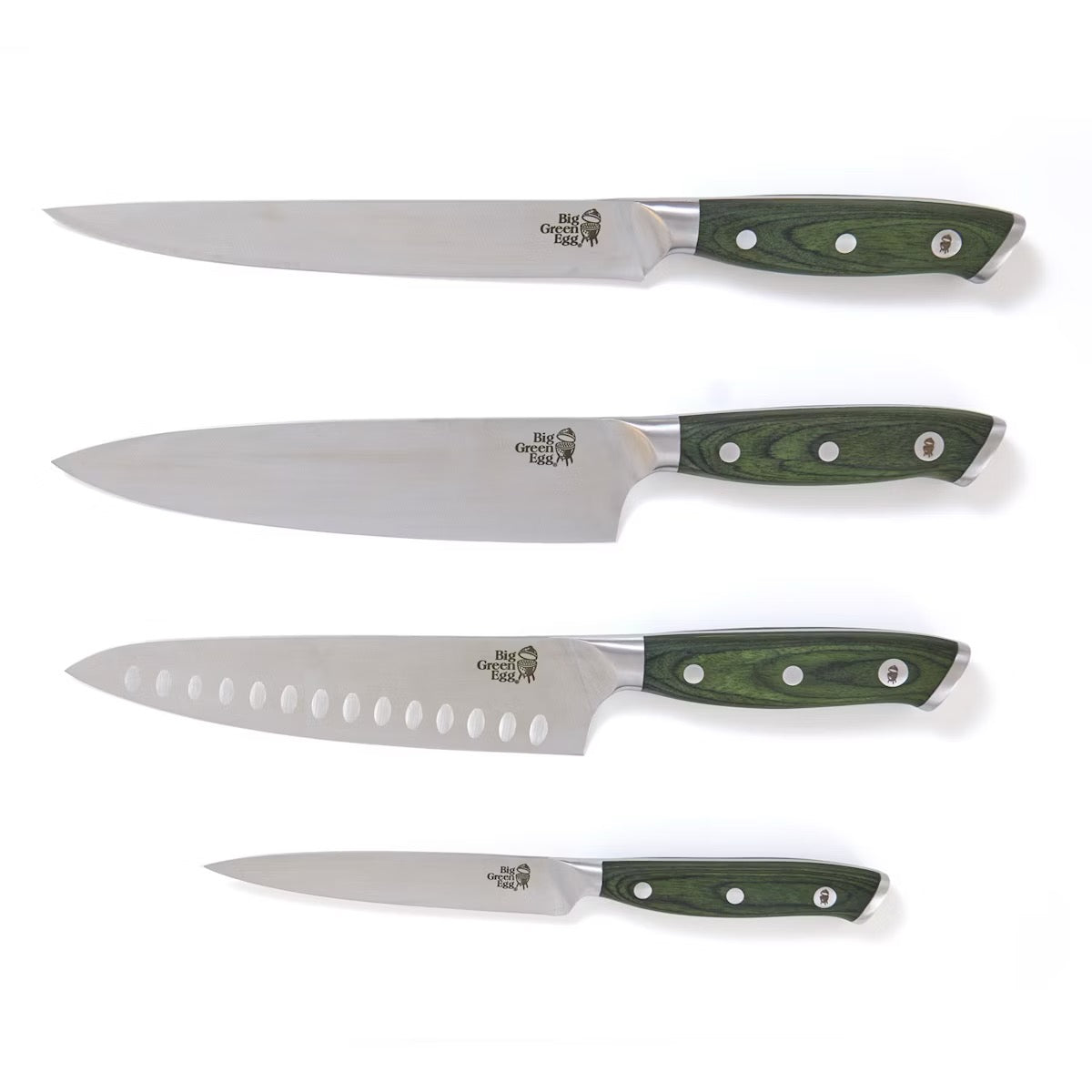 Big Green Egg 4-Piece Kitchen Knife Set with Case - AC6447