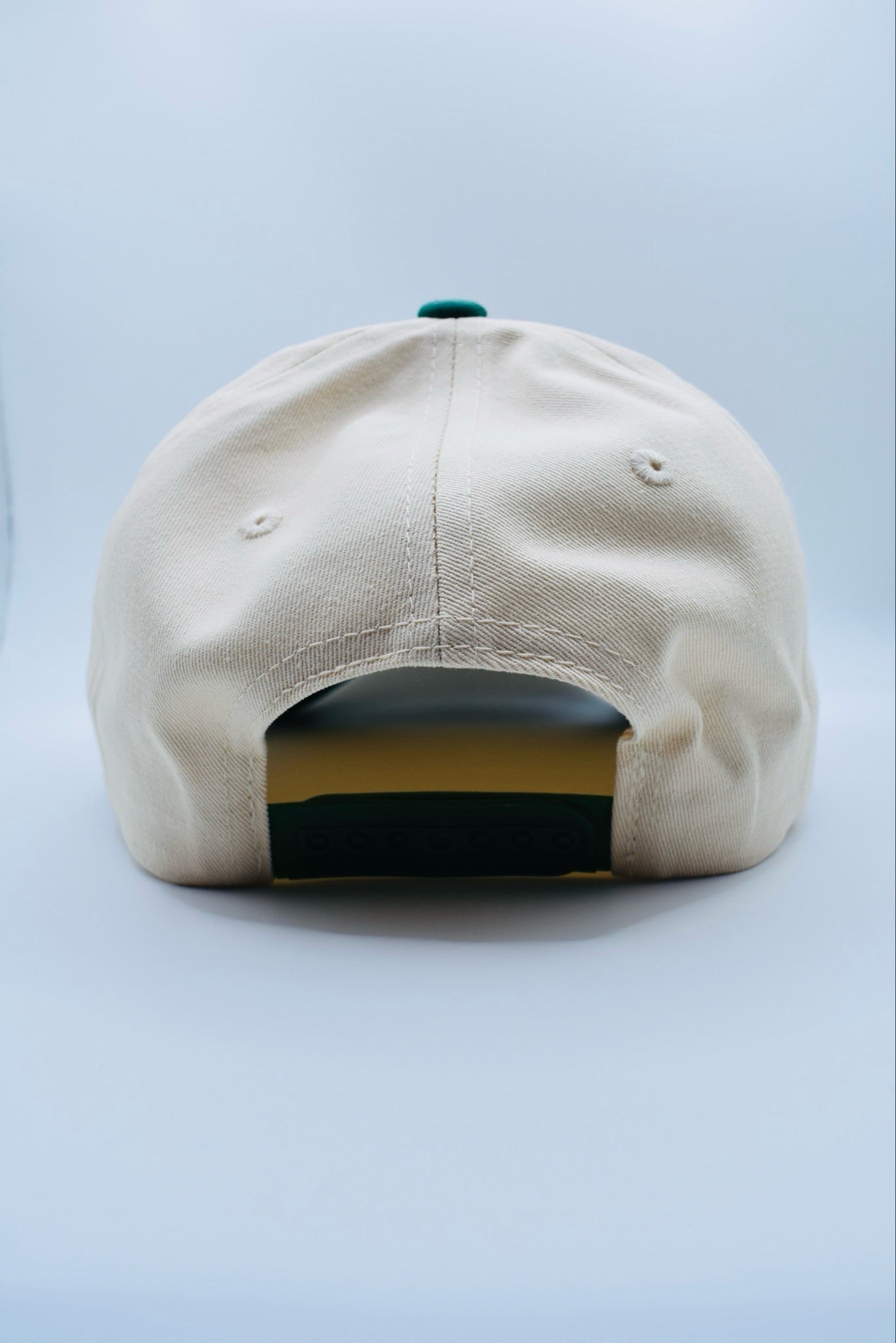 Buck Your Ideas Cream / Green Cotton Cap