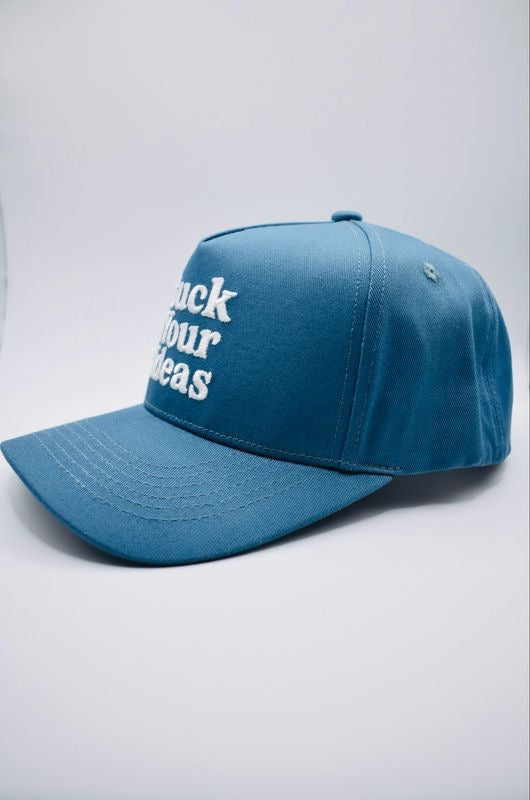 Buck Your Ideas Blue / White Cotton Cap