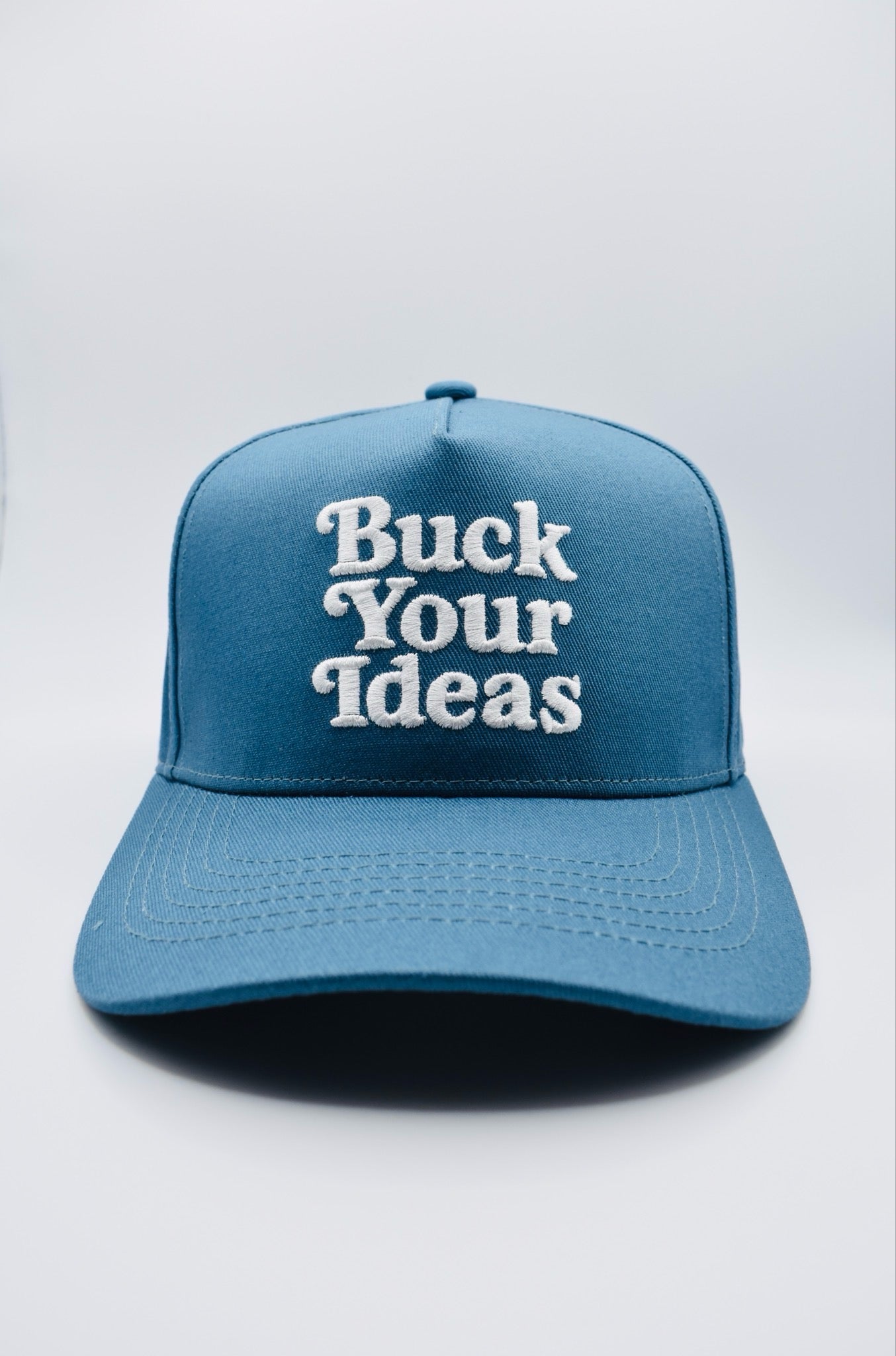 Buck Your Ideas Blue / White Cotton Cap