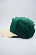 Buck Your Ideas Green / Cream Cotton Cap