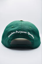 Buck Your Ideas Green / Cream Cotton Cap