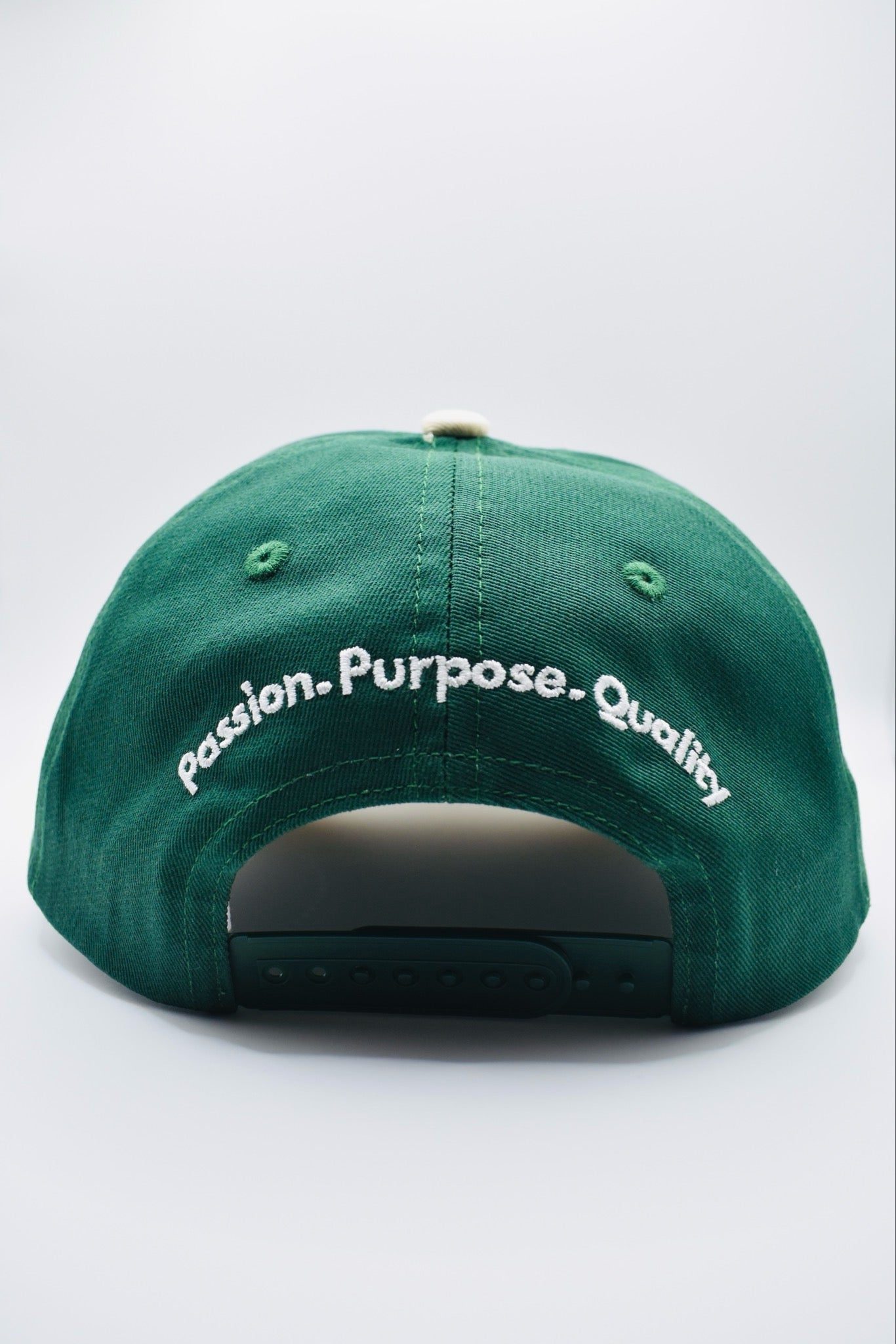 Buck Your Ideas Green / Cream Cotton Cap