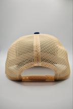 Buck Your Ideas Classic Patch Blue / Yellow / Grey Trucker Cap