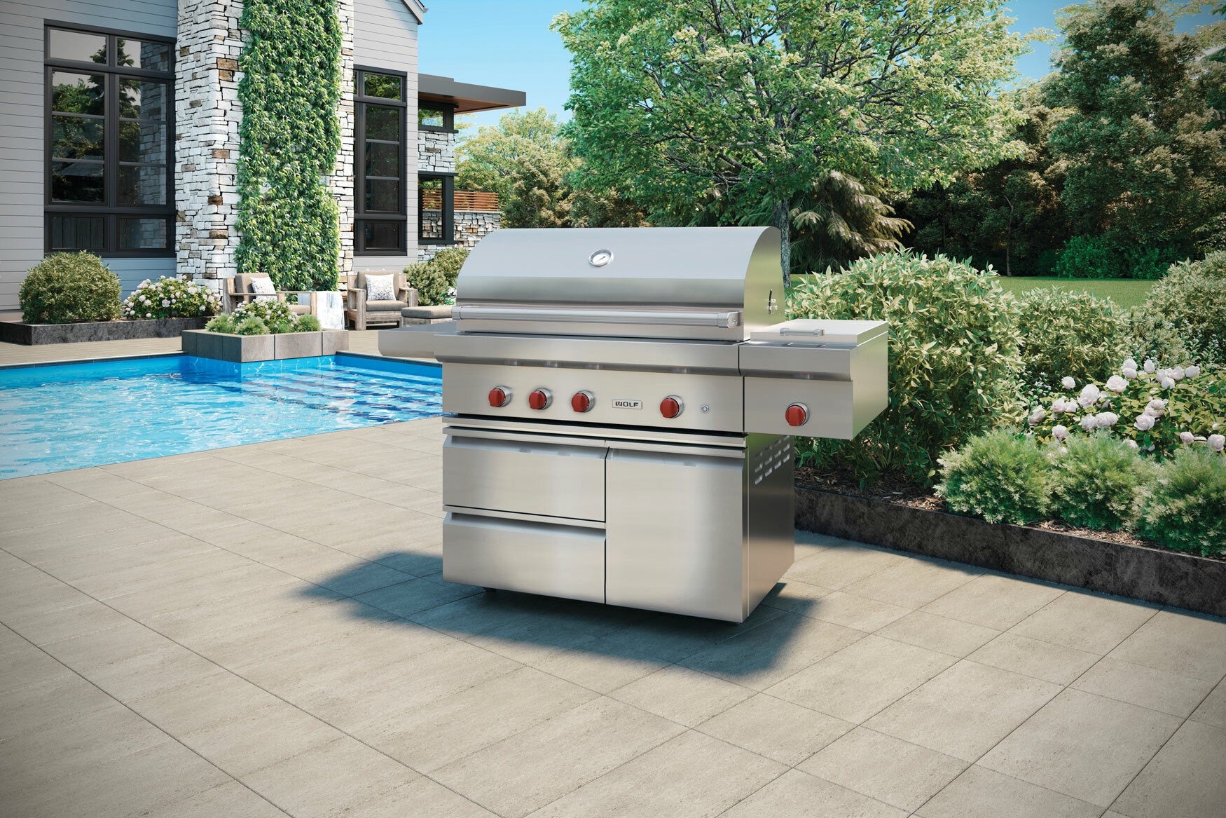 Wolf Side Burner for Cart Cart - ICBSB13 / ICBSB13-LP