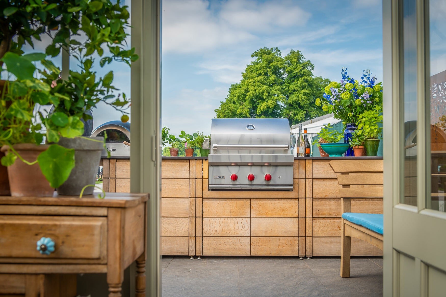 Wolf Outdoor Built-in Gas Barbecue 76cm - ICBOG30 / ICBOG30-LP