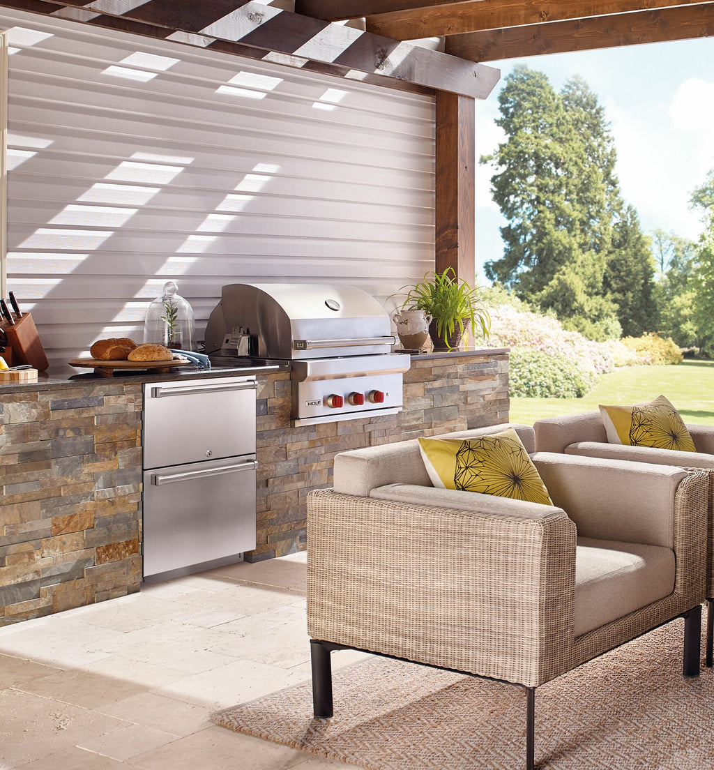 Wolf Outdoor Built-in Gas Barbecue 76cm - ICBOG30 / ICBOG30-LP