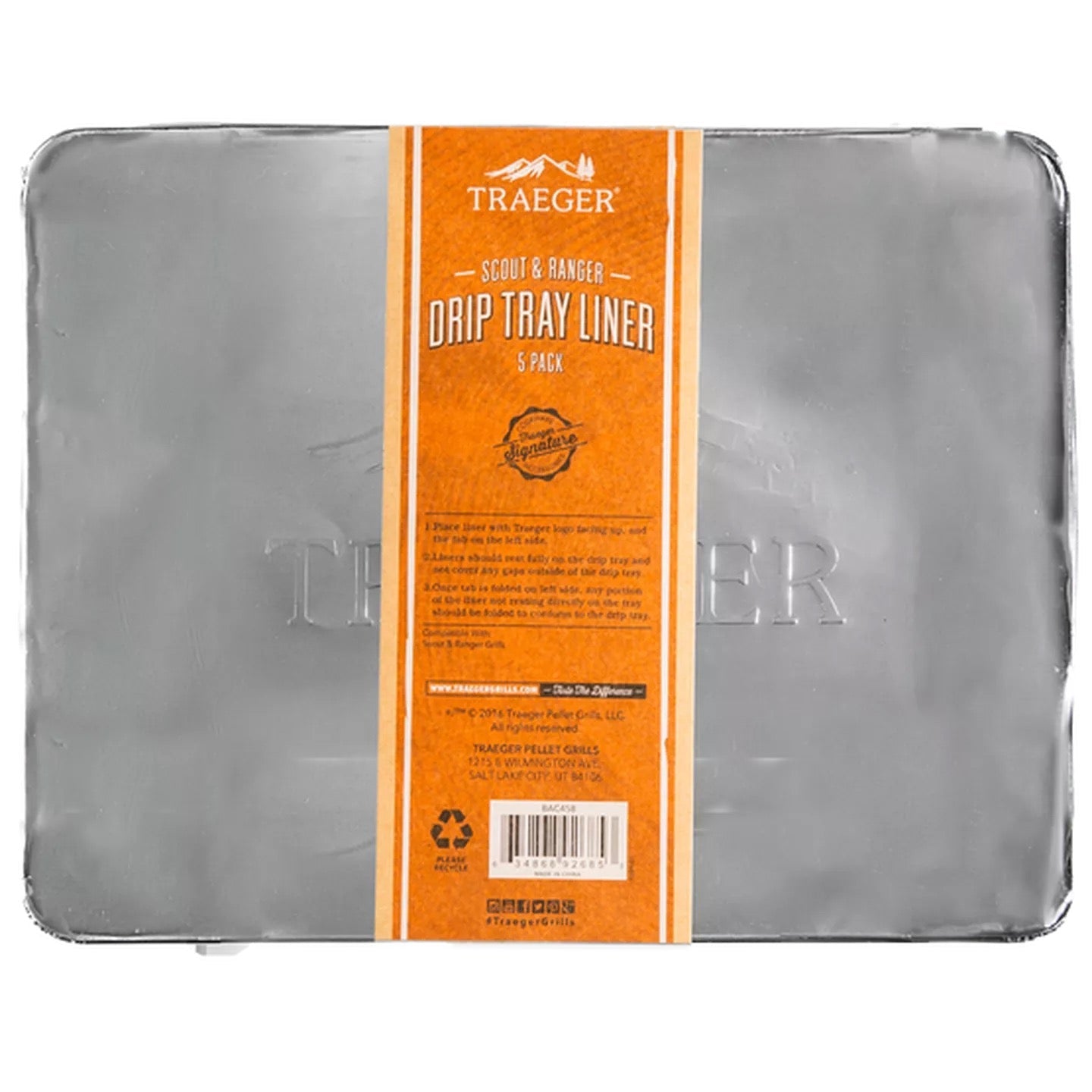 Traeger Drip Tray Liners (Ranger) - 5 Pack