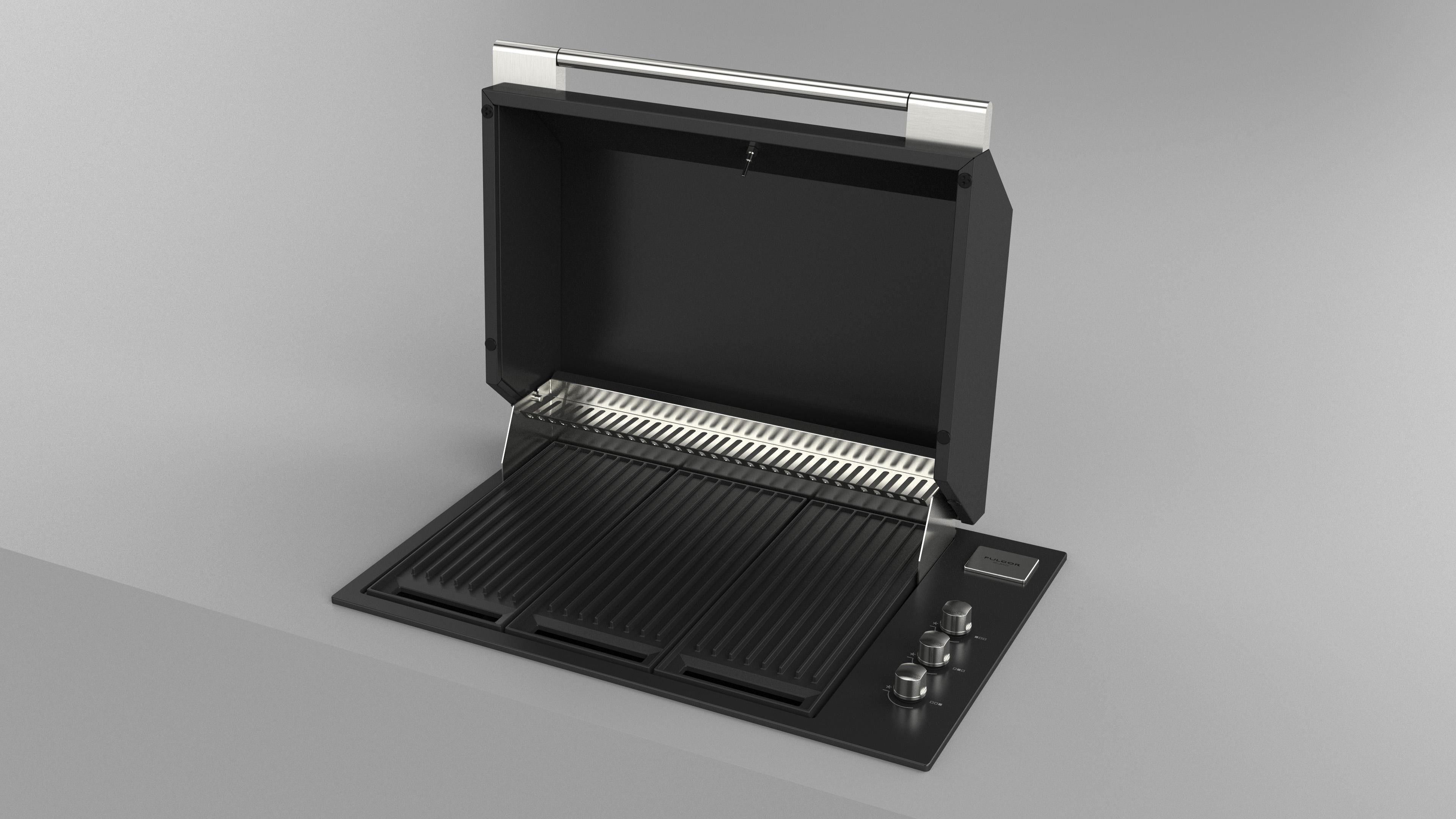 Fulgor Milano 80cm Pro Outdoor Gas Barbecue - FO BQ 803 G MBK