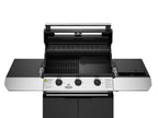 BeefEater 1200E Series - 3 Burner BBQ & Side Burner Trolley