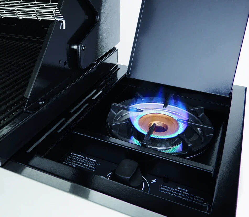BeefEater 1200E Series - 4 Burner BBQ & Side Burner Trolley