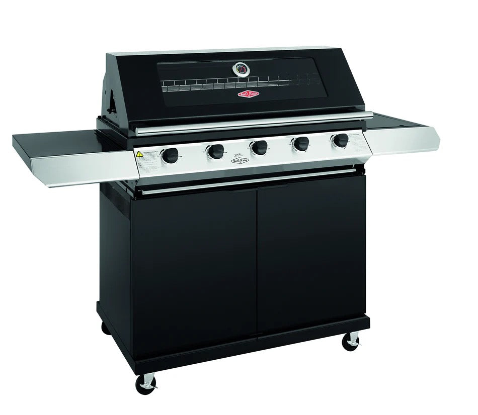 BeefEater 1200E Series - 5 Burner BBQ & Side Burner Trolley
